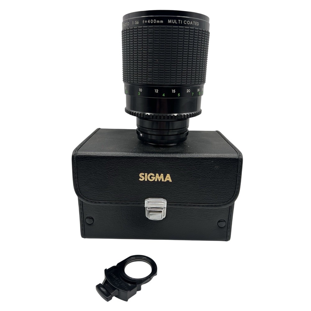 Sigma 400mm f5.6 mirror telephoto, Pentax K mount - great condition with extras!
